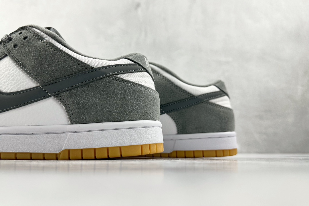 ST 200 免检版 Nike Dunk Low ”Grey Gum”白灰 FV0389-100