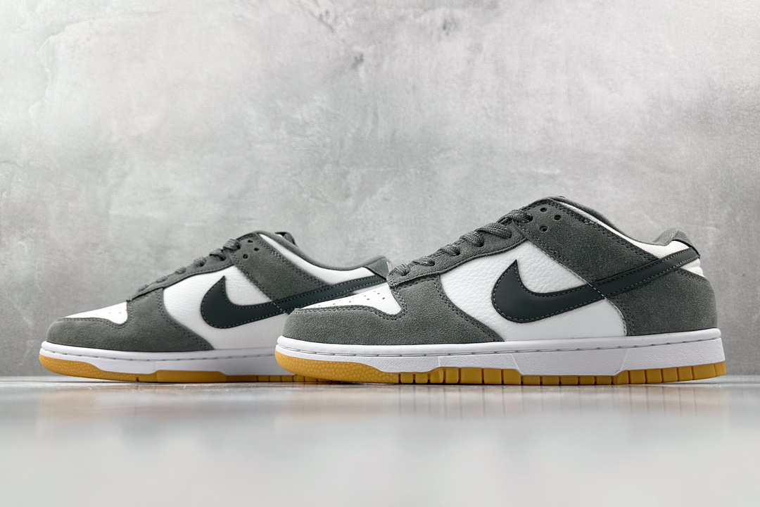 ST 200 免检版 Nike Dunk Low ”Grey Gum”白灰 FV0389-100