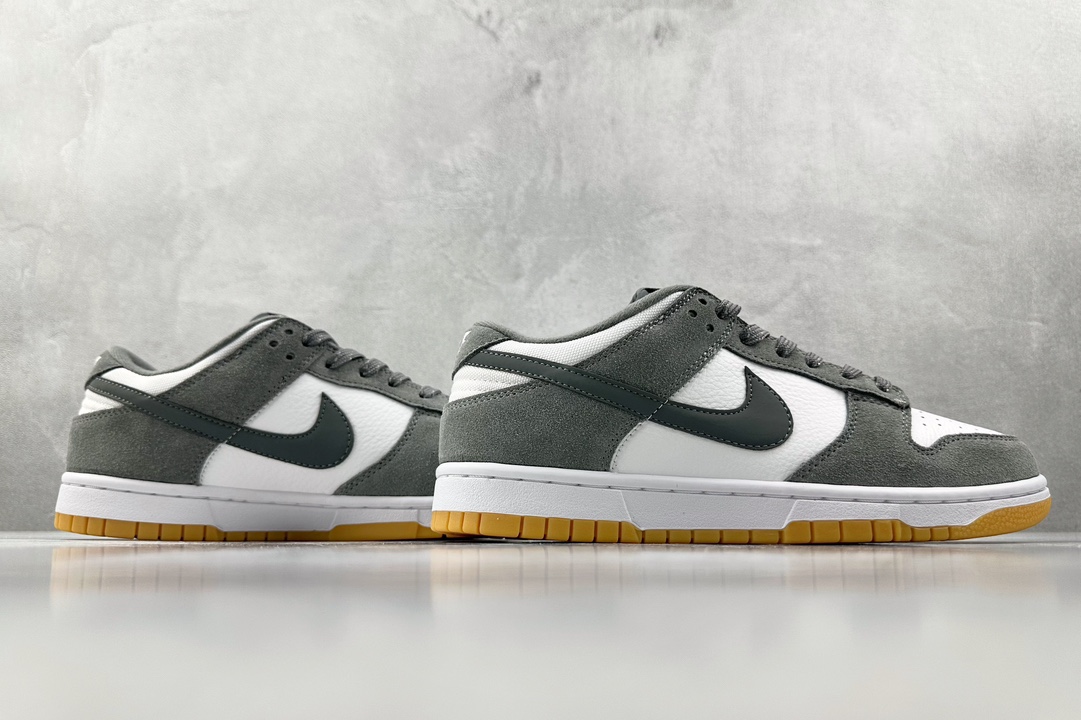 ST 200 免检版 Nike Dunk Low ”Grey Gum”白灰 FV0389-100