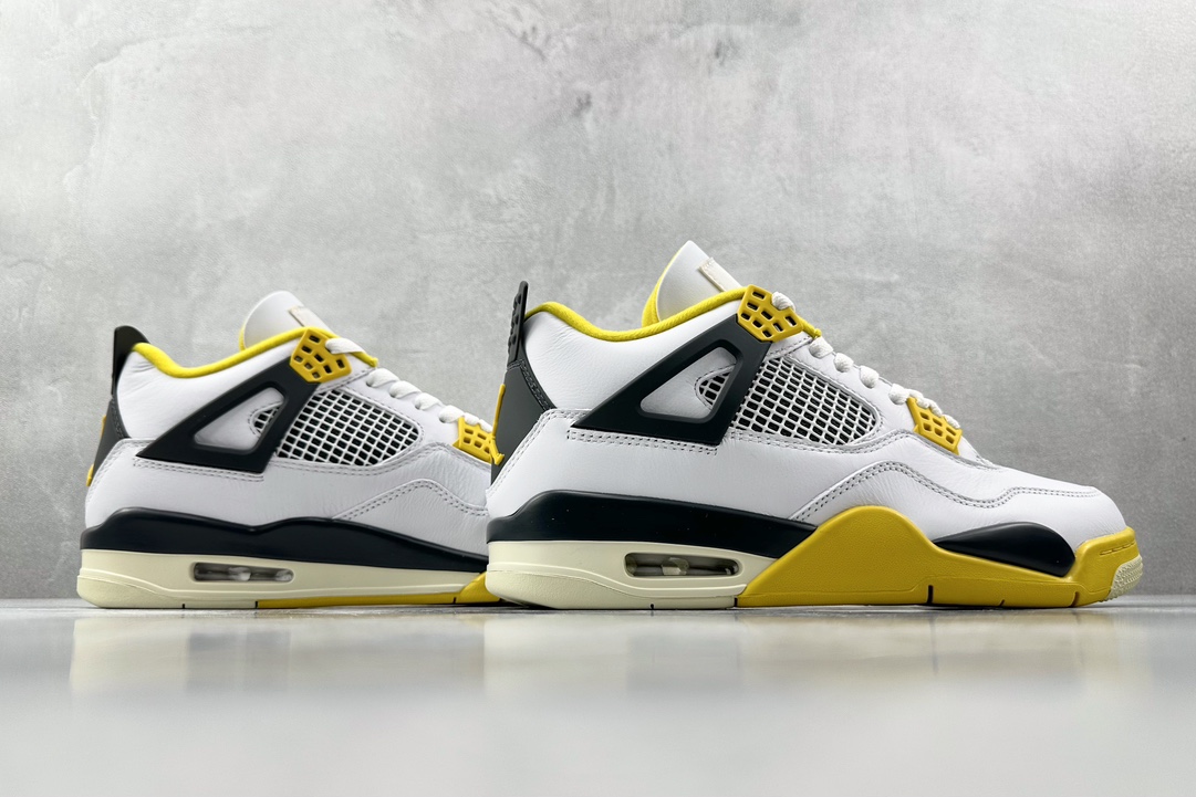 OG出品 450 顶级原版 Jordan Air Jordan 4 白黄 AQ9129-101