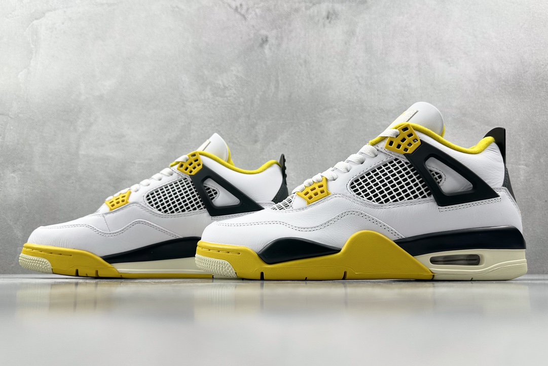 OG出品 450 顶级原版 Jordan Air Jordan 4 白黄 AQ9129-101