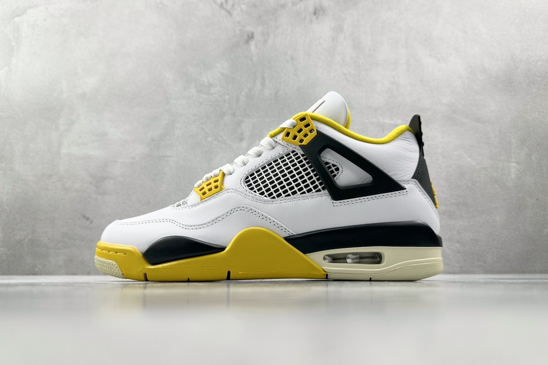 OG出品 450 顶级原版 Jordan Air Jordan 4 白黄 AQ9129-101