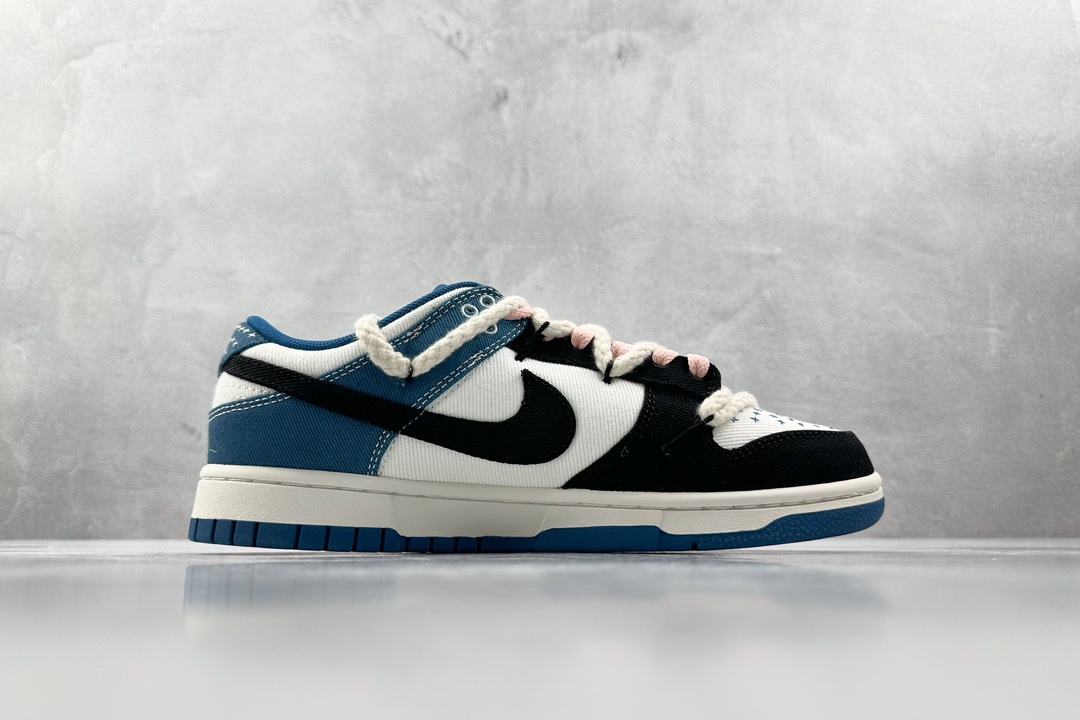 DIY 260 【定制球鞋】 Nike Dunk Low 黑曜石 牛仔蓝 DV0834-101