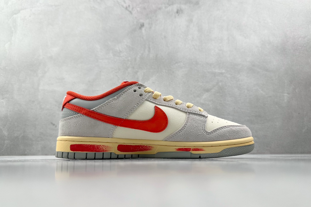 DIY 260 【定制球鞋】 Nike Dunk Low spd 龙年限定 中国红 中国龙 白灰橙 FJ5429-133