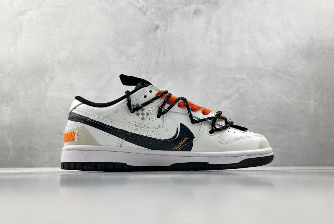 礼盒 DIY 300 【定制球鞋】 Nike Dunk Low 黑白灰 DH9675-104