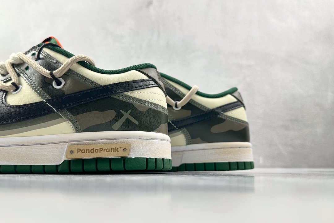 礼盒 DIY 300 【定制球鞋】Nike Dunk Low 荒野矿石 灰绿 DD1391-300