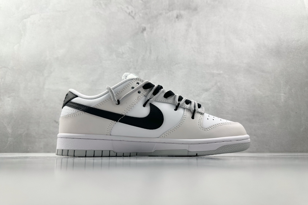 礼盒 DIY 300 【定制球鞋】Nike Dunk 新中式 国风文竹 灰迷彩 GS 灰白 DH9765-102