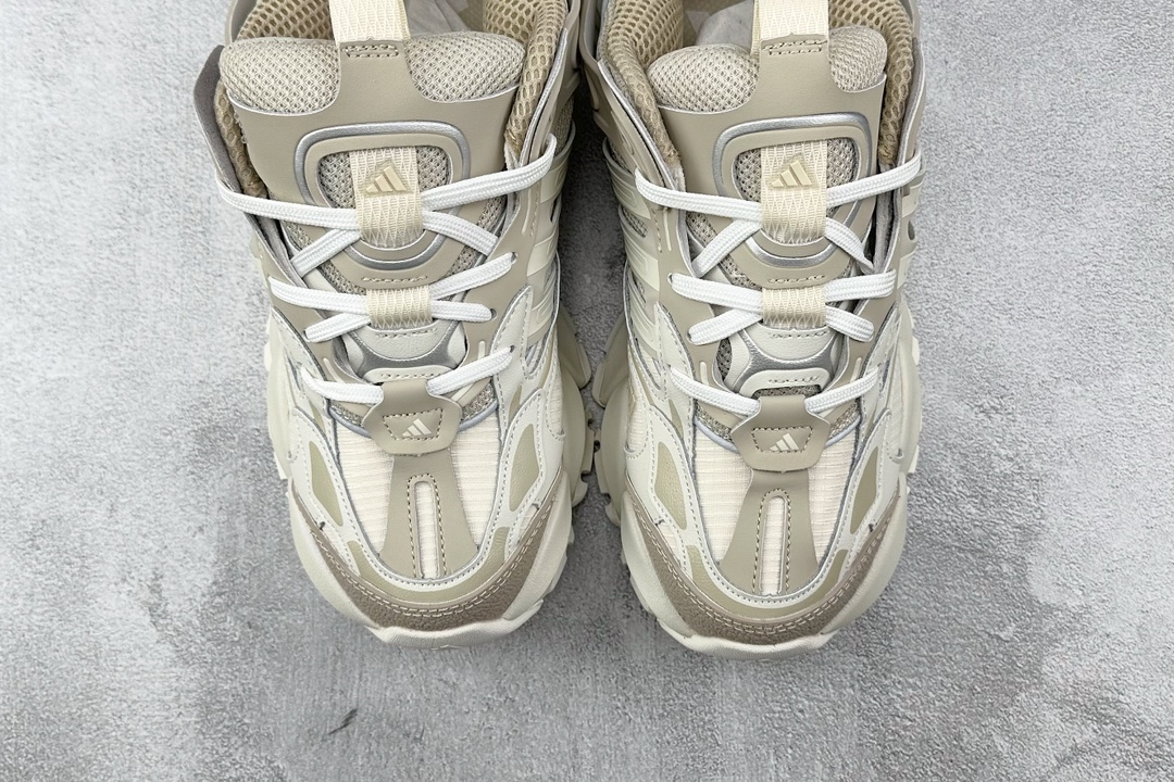 H11 260 平台爆款 adidas XLG Runner Deluxe 米色 IH7799