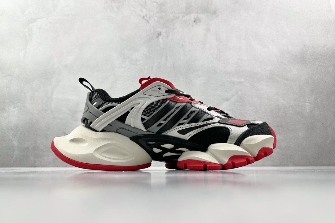 H11 260 平台爆款 adidas XLG RUNNER DELUXE 黑红 IH0615