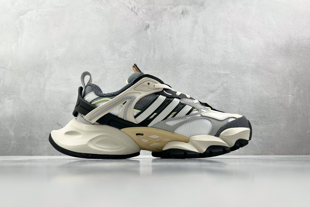 H11 260 平台爆款 adidas XLG RUNNER DELUXE 灰白 IH7796