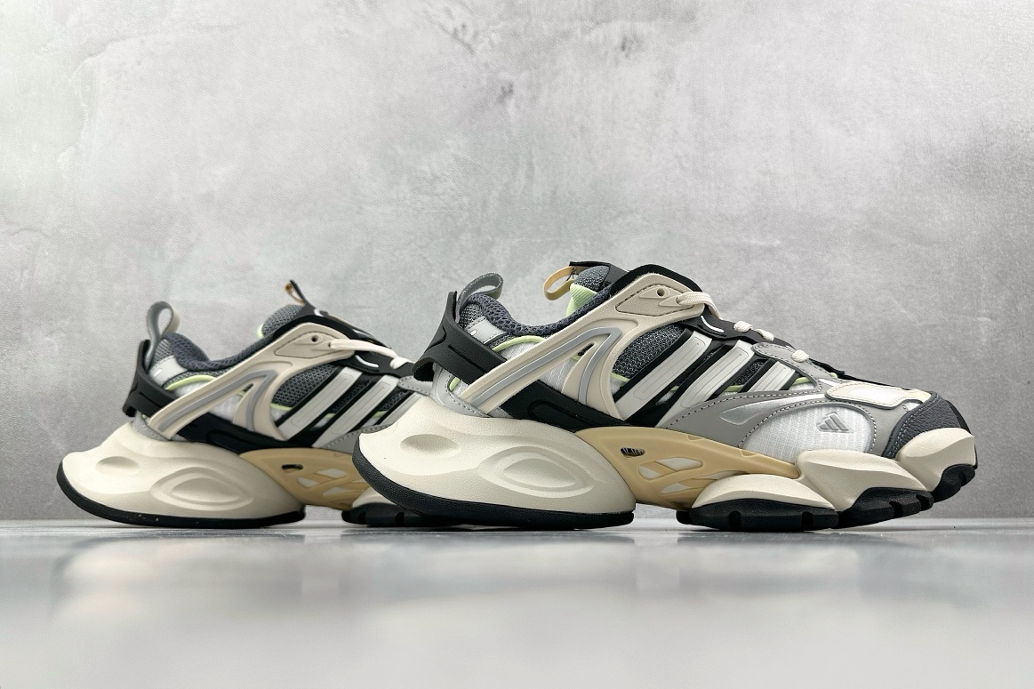 H11 260 平台爆款 adidas XLG RUNNER DELUXE 灰白 IH7796