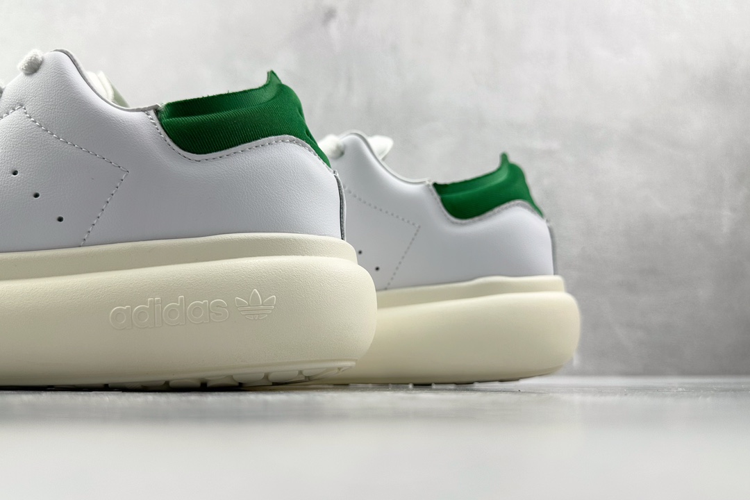 H11 220 平台爆款 adidas originals AdiFOM Stan Smith Mule 白绿 ID2786