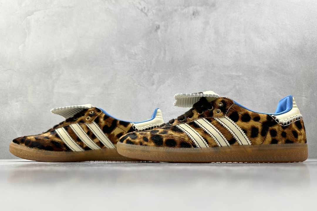 Foreign trade batch WALES BONNER x adidas originals Samba PonyTonal brown and white IE0578