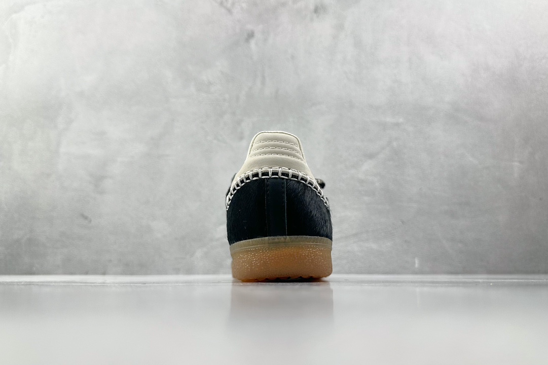 Foreign trade batch WALES BONNER × adidas originals Samba PonyTonal black IE0580