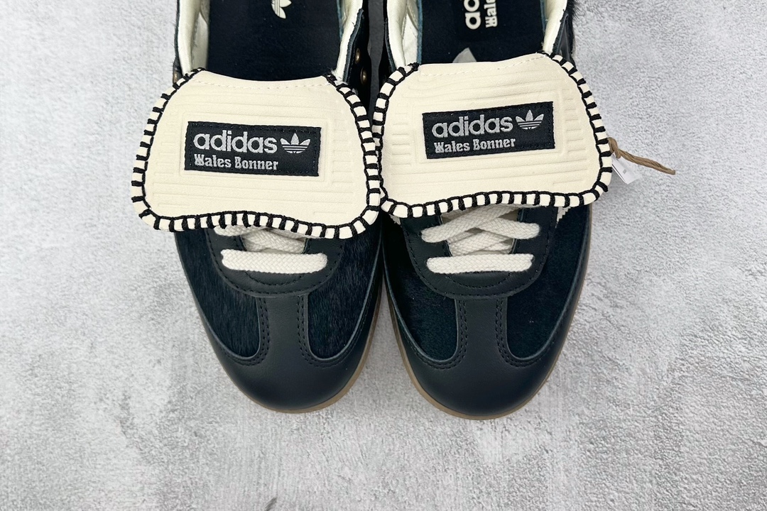 Foreign trade batch WALES BONNER × adidas originals Samba PonyTonal black IE0580