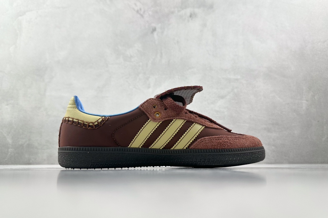 Zx神版 190 WALES BONNER x adidas originals棕黄 IE0579