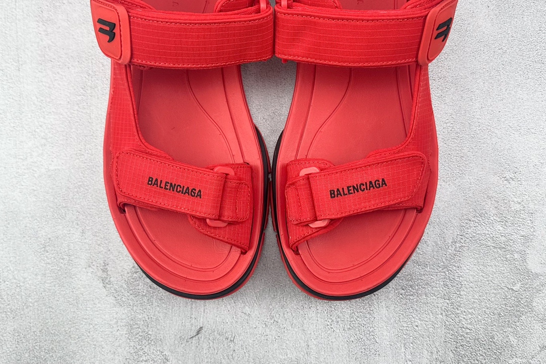 XA 280 最新外贸批次 Balenciaga巴黎世家 红色 凉鞋 706279W2CCC6010