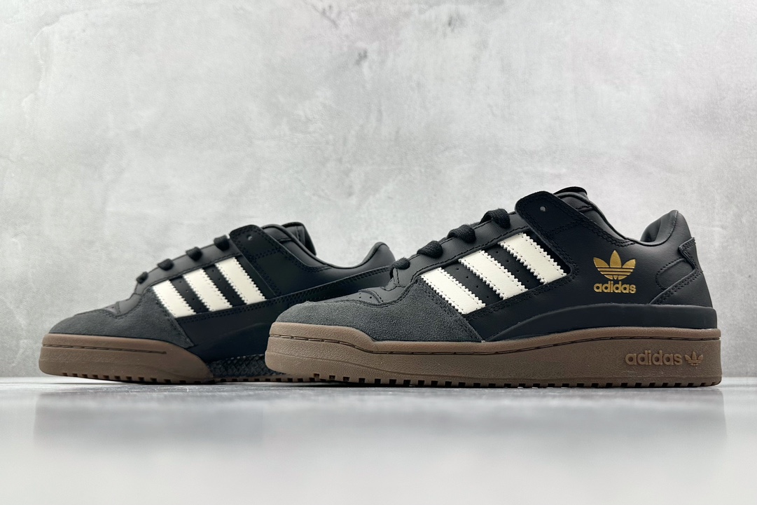 H11 250 平台爆款 adidas originals FORUM 黑色 IG3770