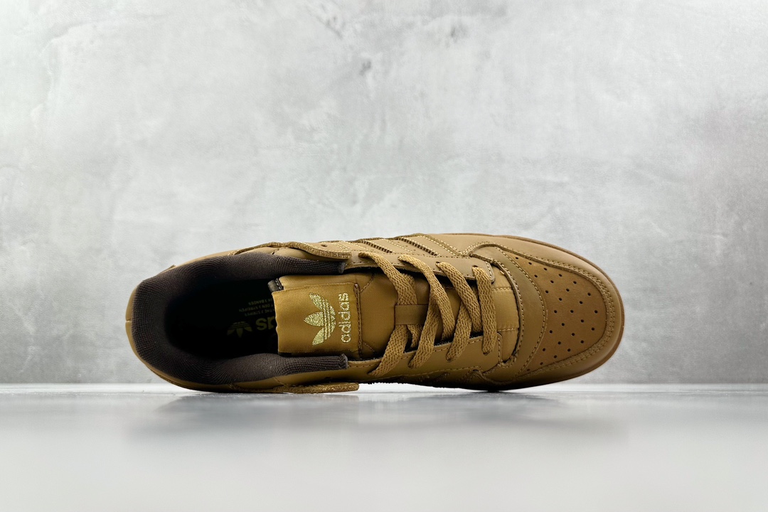 Platform hit adidas originals FORUM Low CL Brown ID0989