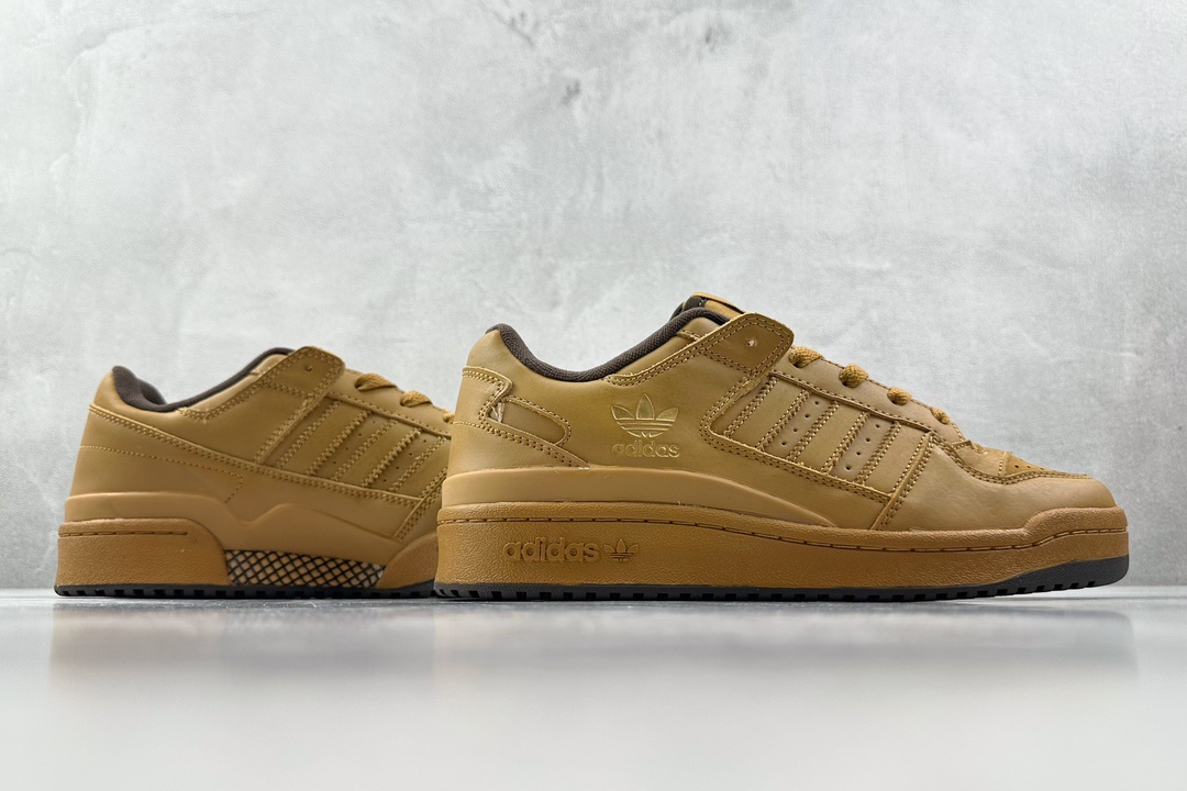 Platform hit adidas originals FORUM Low CL Brown ID0989
