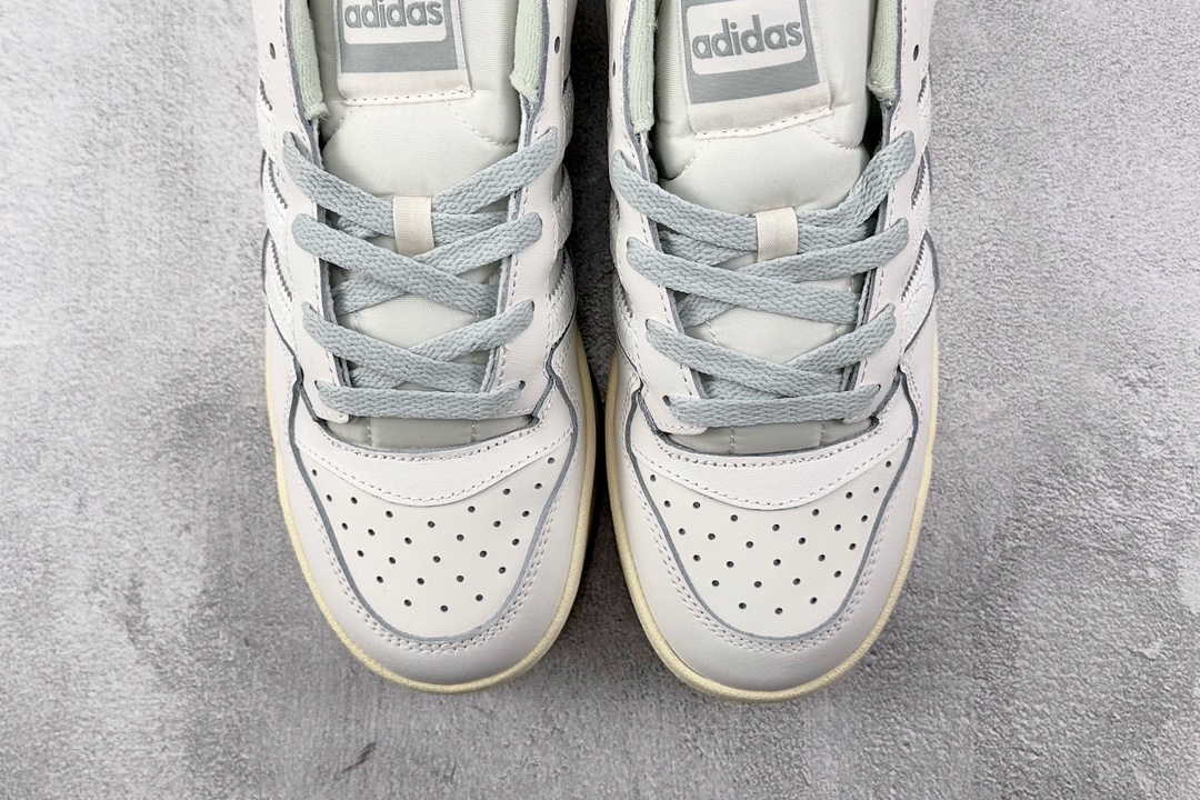 Platform hit adidas originals FORUM white and blue IG3973