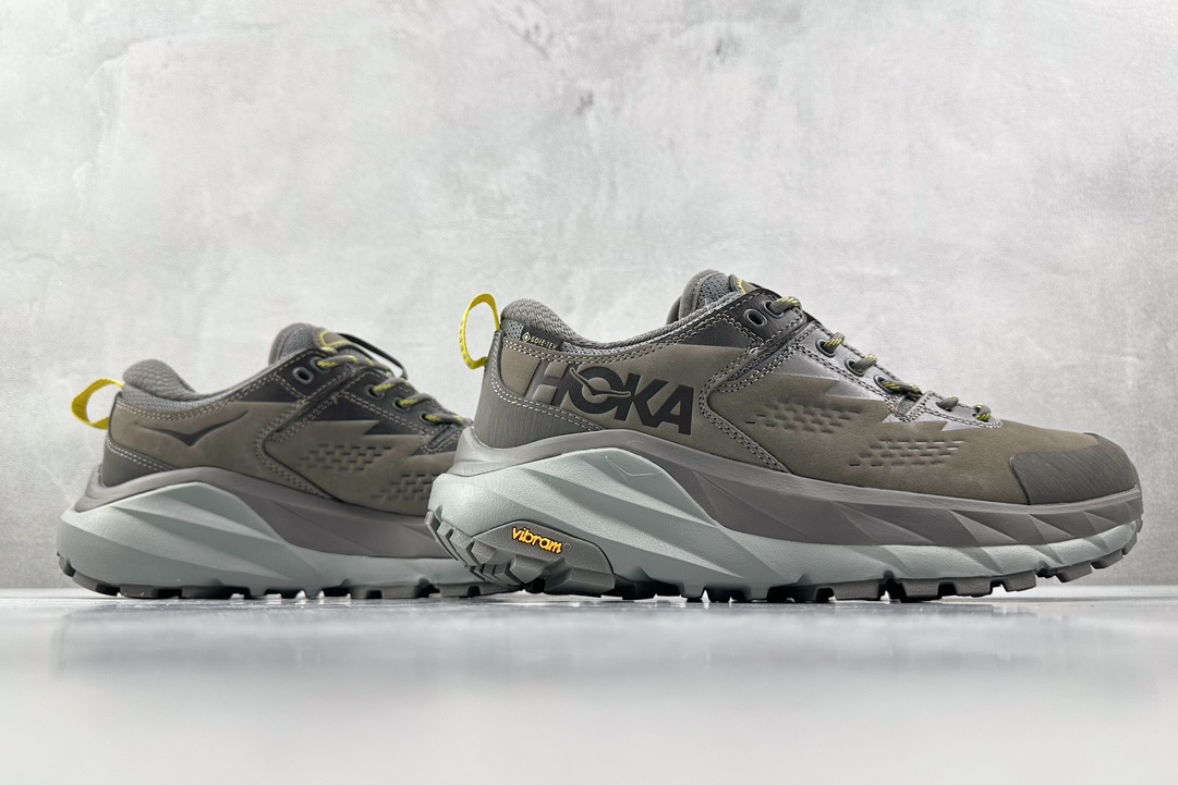 Professional outdoor functional shoes HOKA ONE ONE Kaha Kaha Low GTX Rock Gray 1118586-CGGS