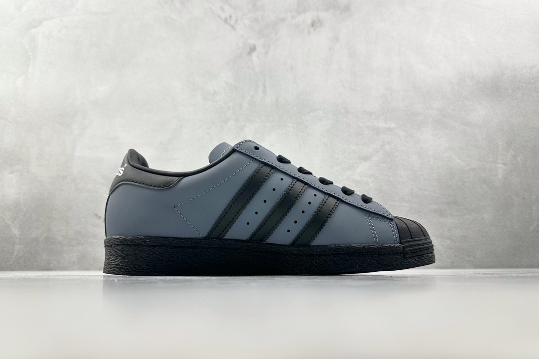 H11 220 平台爆款 adidas originals Superstar 黑蓝 IF6187