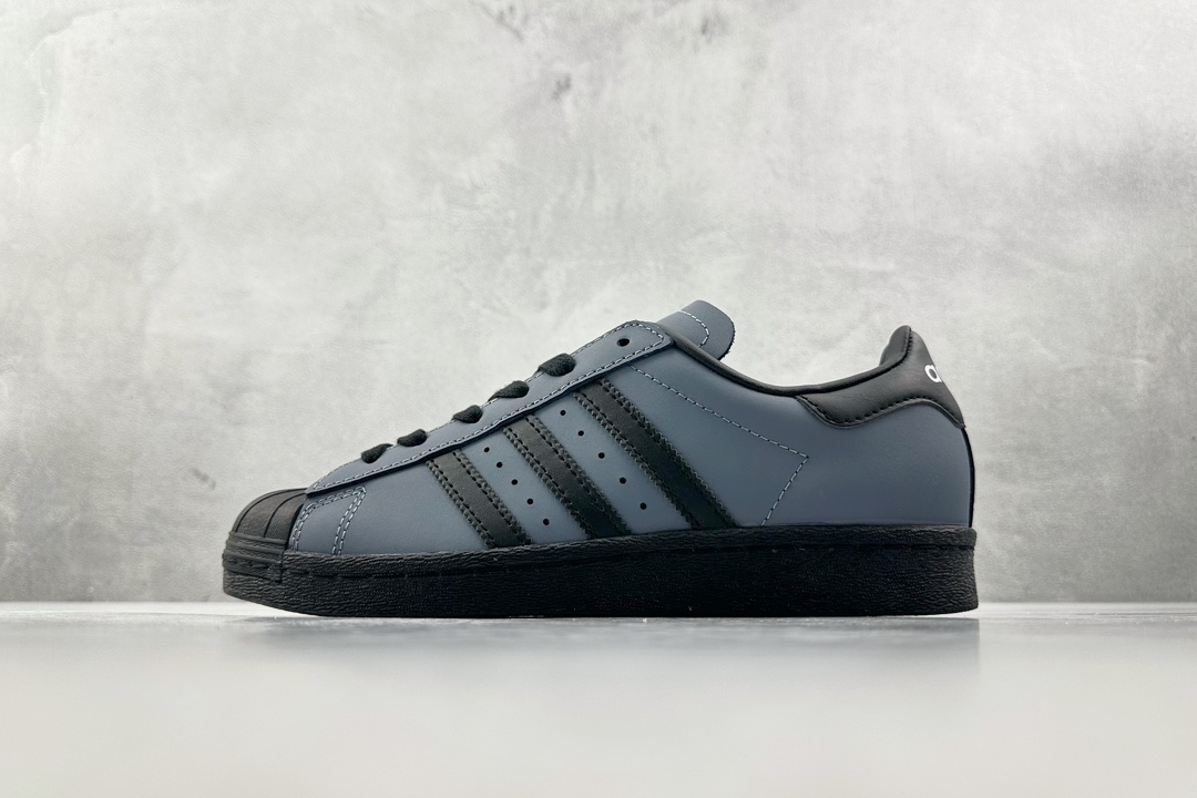 H11 220 平台爆款 adidas originals Superstar 黑蓝 IF6187