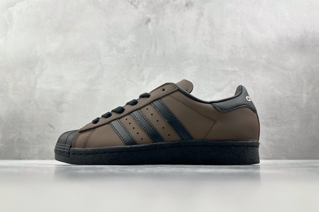 H11 220 平台爆款 adidas originals Superstar 深棕黑 IF9034