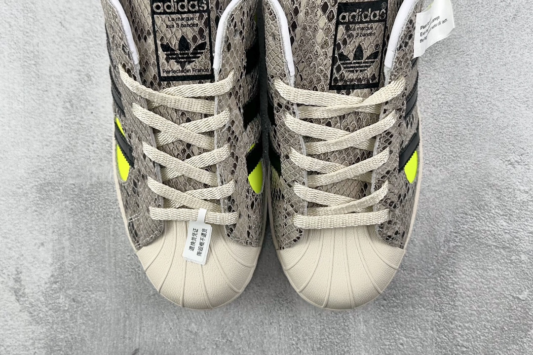 H11 220 平台爆款 adidas originals Face Superstar 82 蛇皮色 IG4124