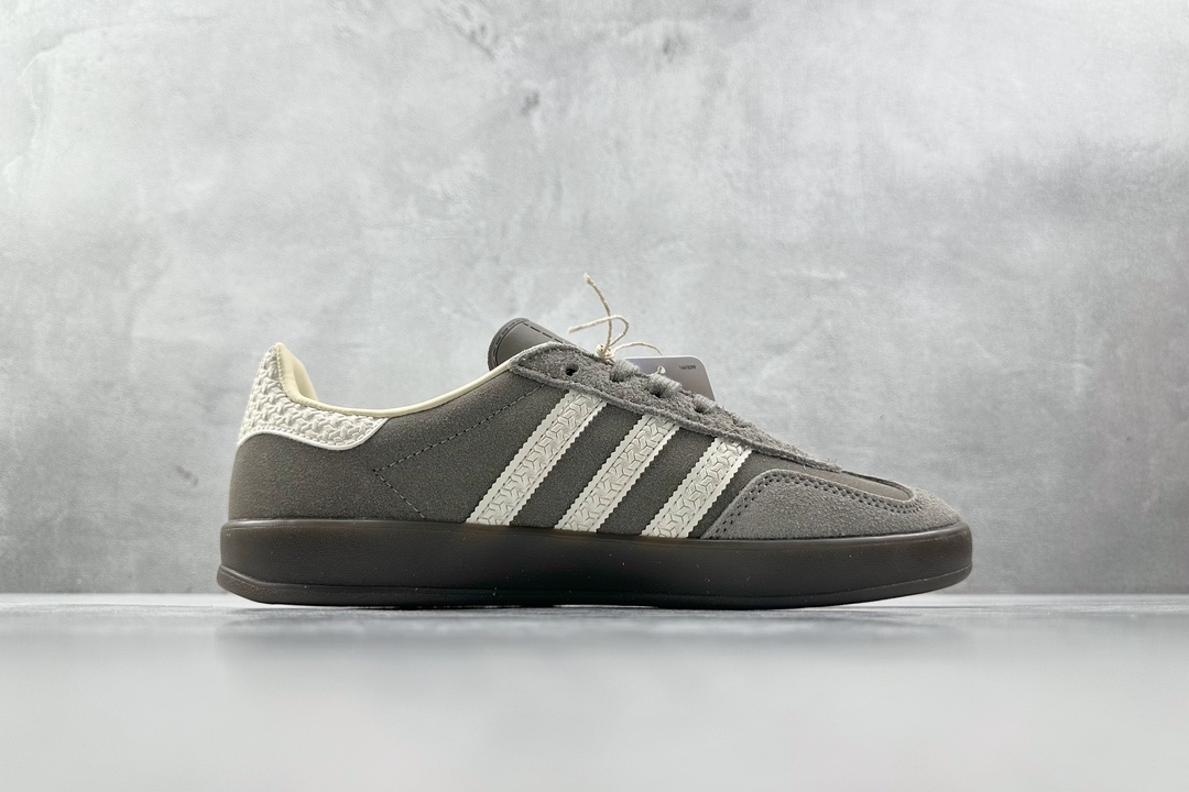 R版 160 出口订单 adidas originals Gazelle Indoor灰白 IF1807