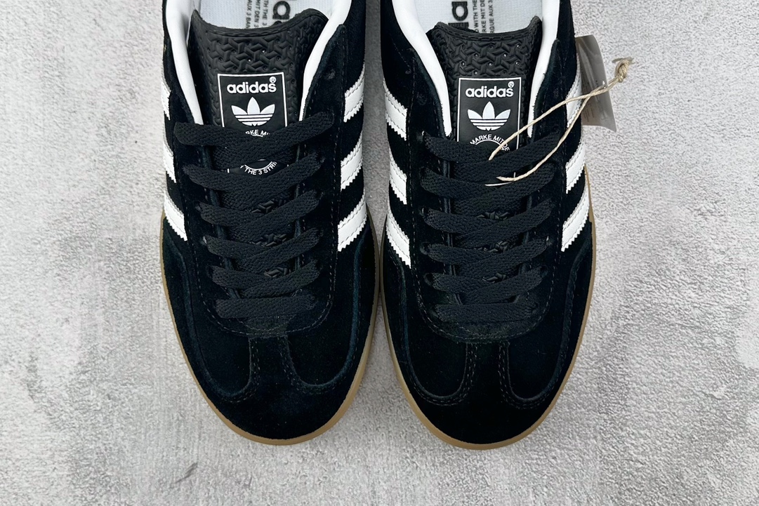 R版 160 出口订单 adidas originals Gazelle Indoor 乌黑 H06259