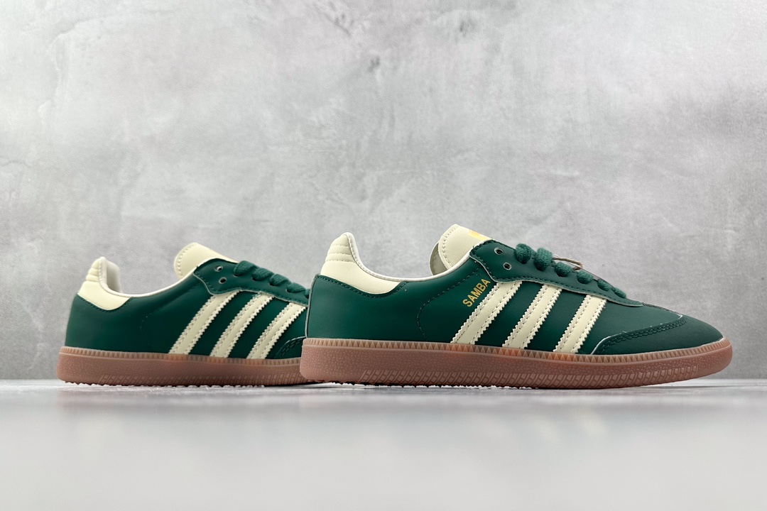 R版 150 出口订单 adidas originals Samba 绿白 IE0872