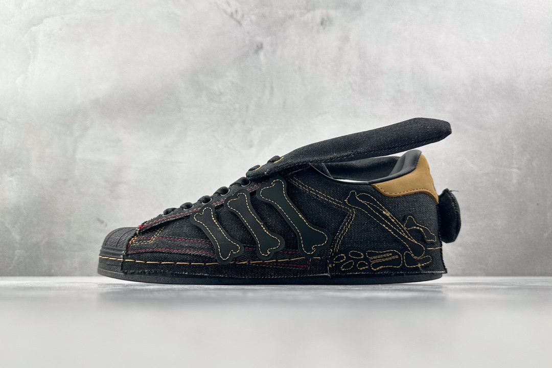 H11 顶级纯原 320 平台爆款 melting sadness x adidas originals Superstar 黑棕 IG9632