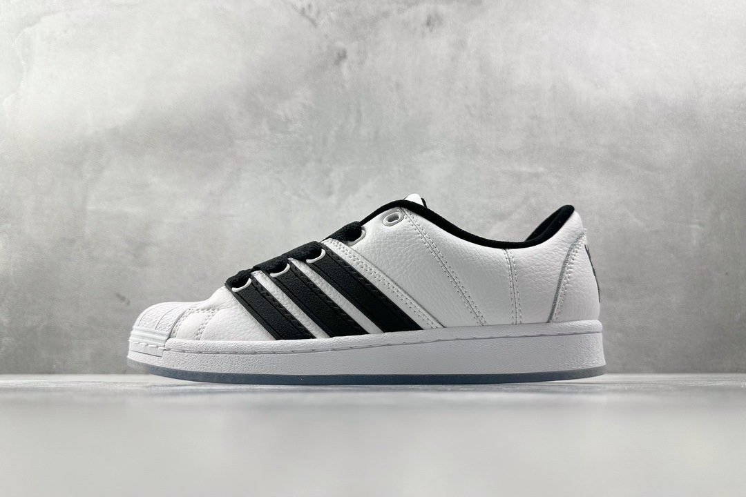 H11 顶级纯原 320 平台爆款 Korn x adidas originals Superstar 白黑 IG0793