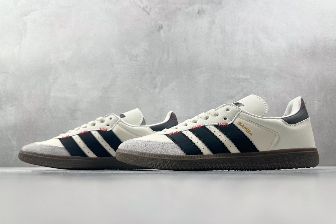 H11 210 平台爆款 adidas originals samba OG 米黑 IF1810