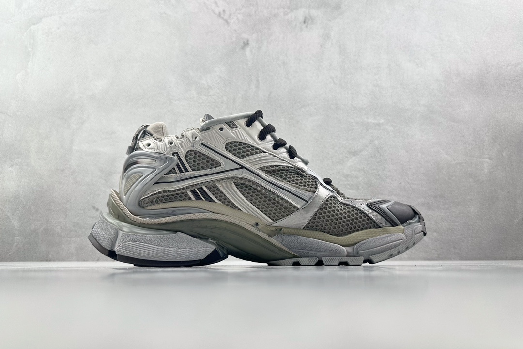 XA 480 Runner 七代半 7.5 最新外贸批次 Balenciaga巴黎世家 白银色 779066W3RXP2000