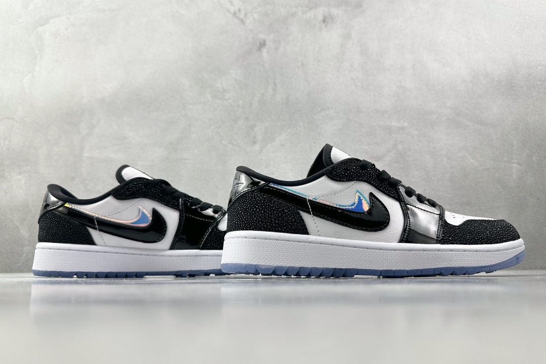 DT 300 顶级原版 Jordan Air Jordan 1 Low Golf "Endless Pursuit"黑白 FZ4159-100