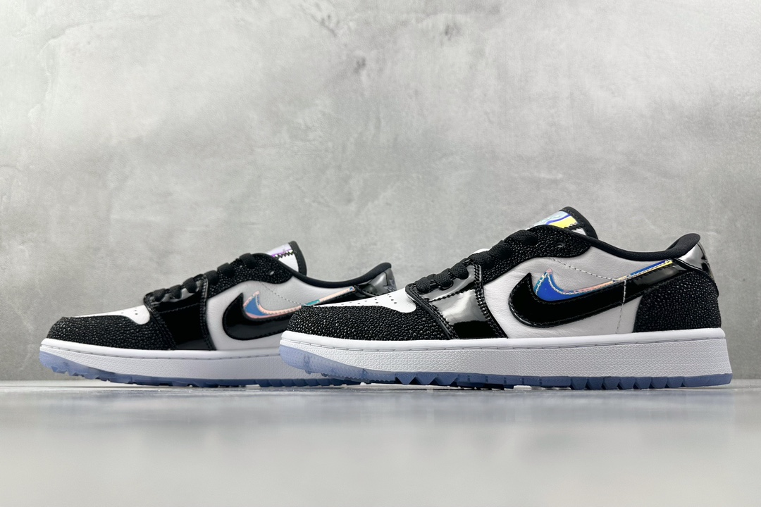 DT 300 顶级原版 Jordan Air Jordan 1 Low Golf "Endless Pursuit"黑白 FZ4159-100