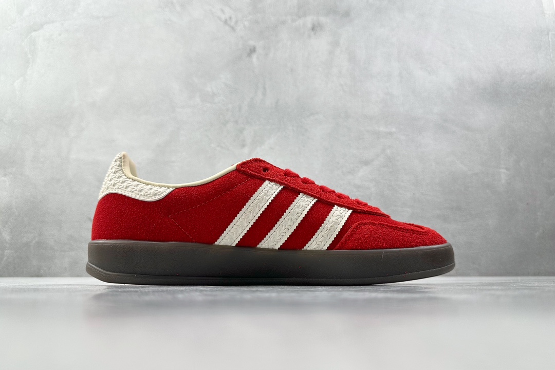 R版 160 出口订单 adidas originals Gazelle Indoor 红白 IF1808