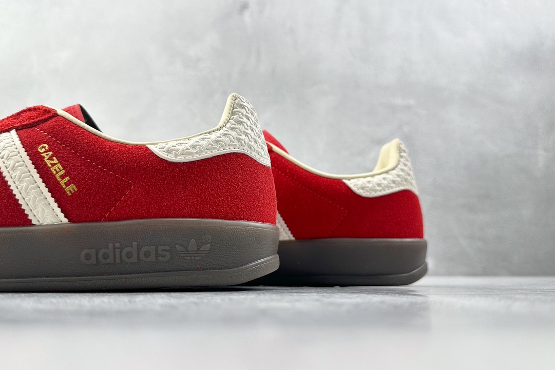 R版 160 出口订单 adidas originals Gazelle Indoor 红白 IF1808