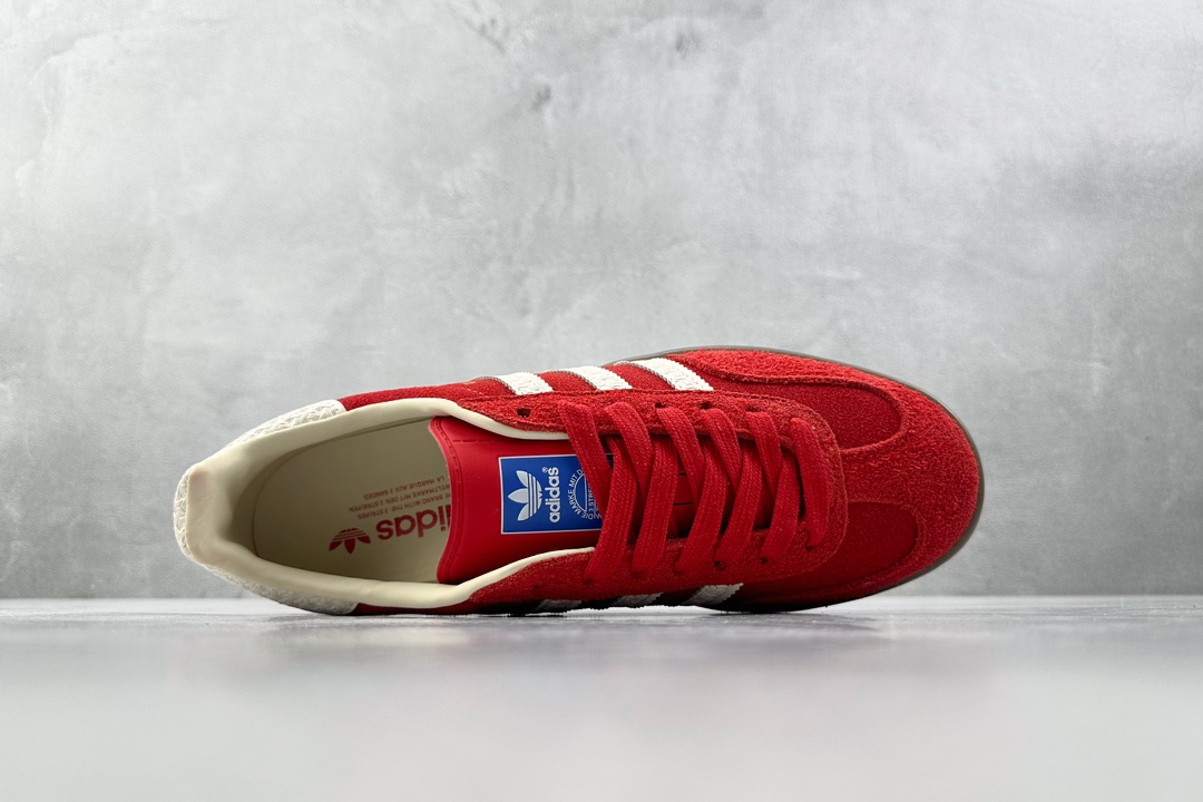 R版 160 出口订单 adidas originals Gazelle Indoor 红白 IF1808