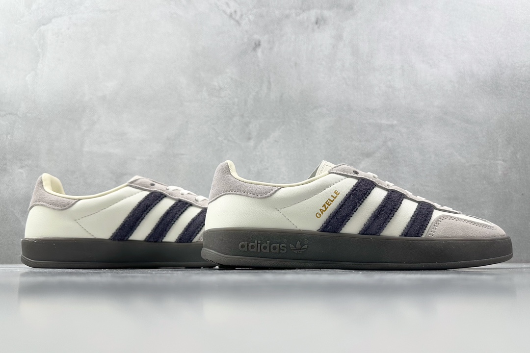 R版 160 出口订单 adidas originals Gazelle Indoor 米黑 IH8548