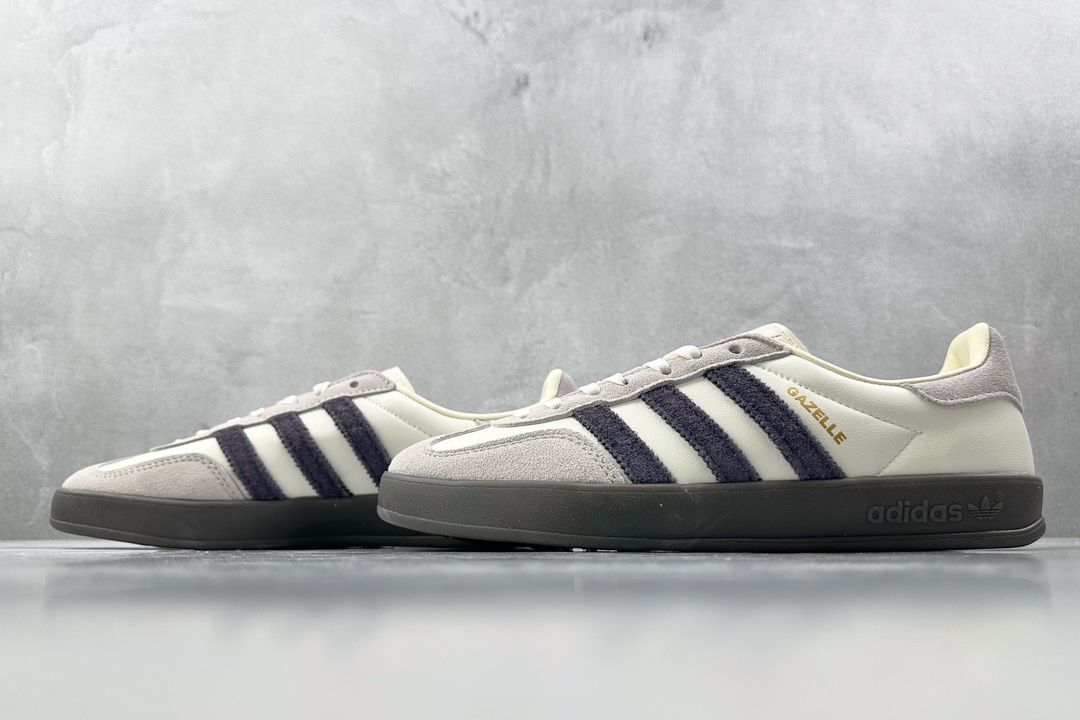 R版 160 出口订单 adidas originals Gazelle Indoor 米黑 IH8548