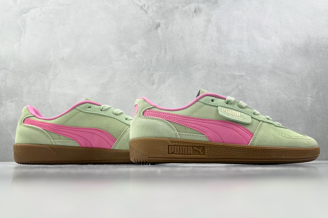 R版 160 出口订单 PUMA Palermo 绿粉 397643-02