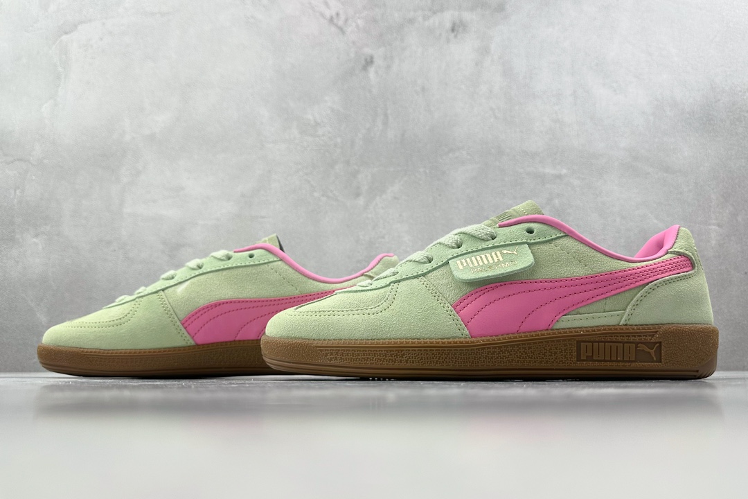 R版 160 出口订单 PUMA Palermo 绿粉 397643-02