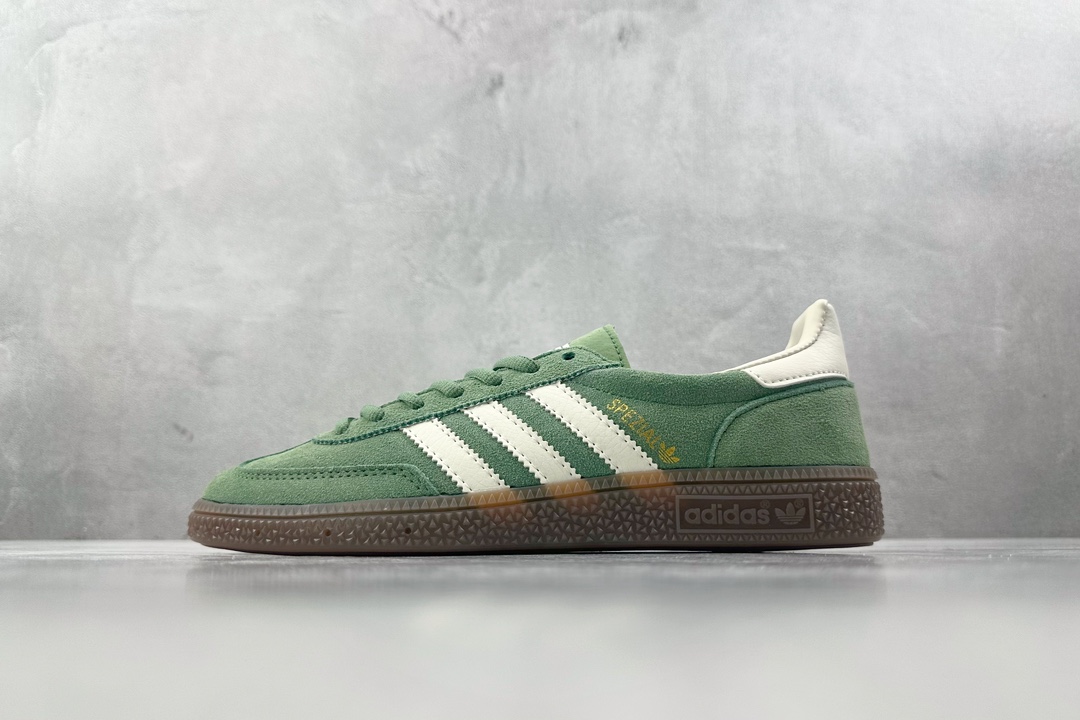 R版 160 出口订单 adidas originals Handball Spzl 绿白色 IG6192