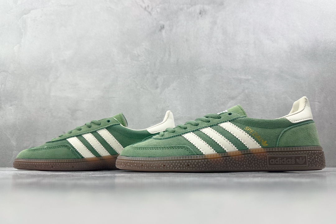 R版 160 出口订单 adidas originals Handball Spzl 绿白色 IG6192