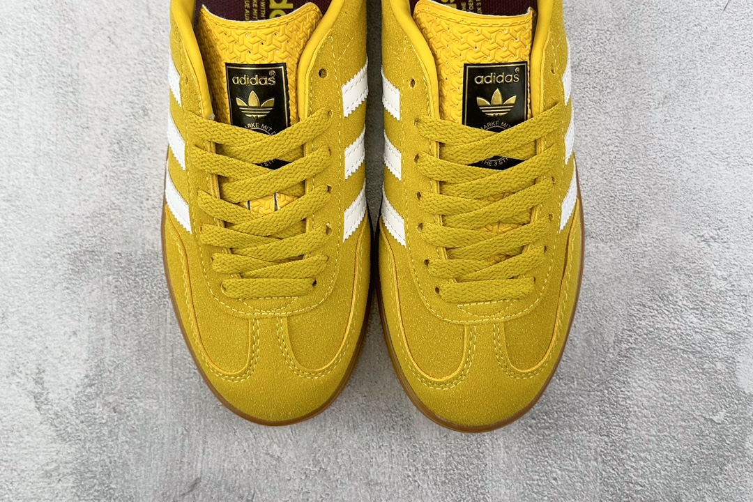 R版 160 出口订单 adidas originals Gazelle Indoor黄白 IE7003