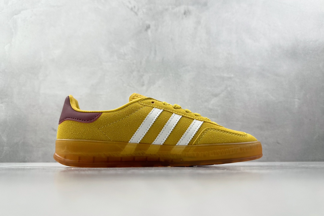 R版 160 出口订单 adidas originals Gazelle Indoor黄白 IE7003